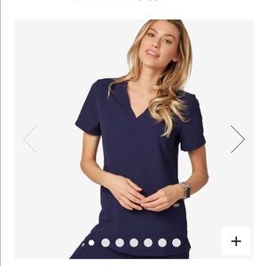 Figs Casma three-pocket scrub top